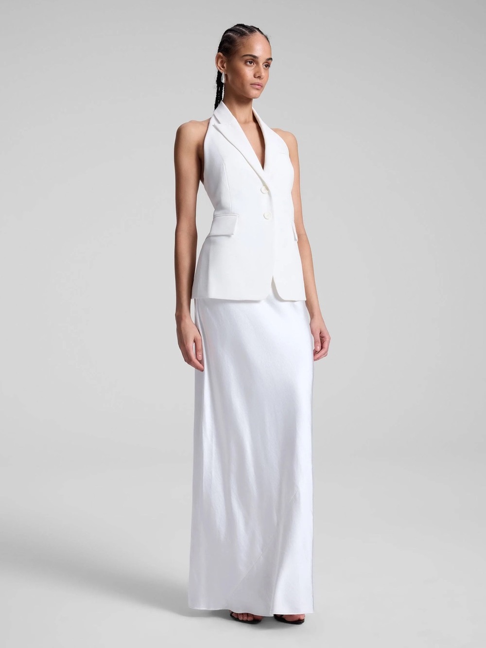 A.L.C. Alexa Halter Vest White - Picture 4 of 6